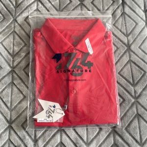 1764 Red Golf Polo